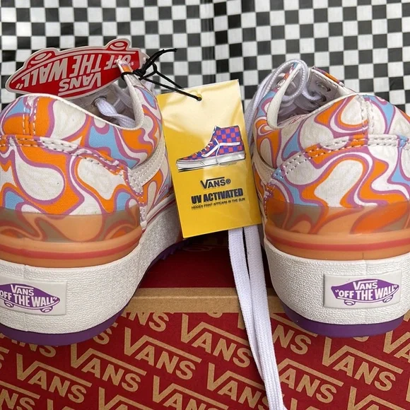 Vans Old Skool Stacked UV Ink Peace WMNS sneakers-platforms - Picture 13 of 16